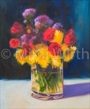 PURPLE AND PINK FLOWERS
