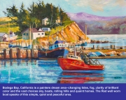 RED BOAT AT BODEGA BAY